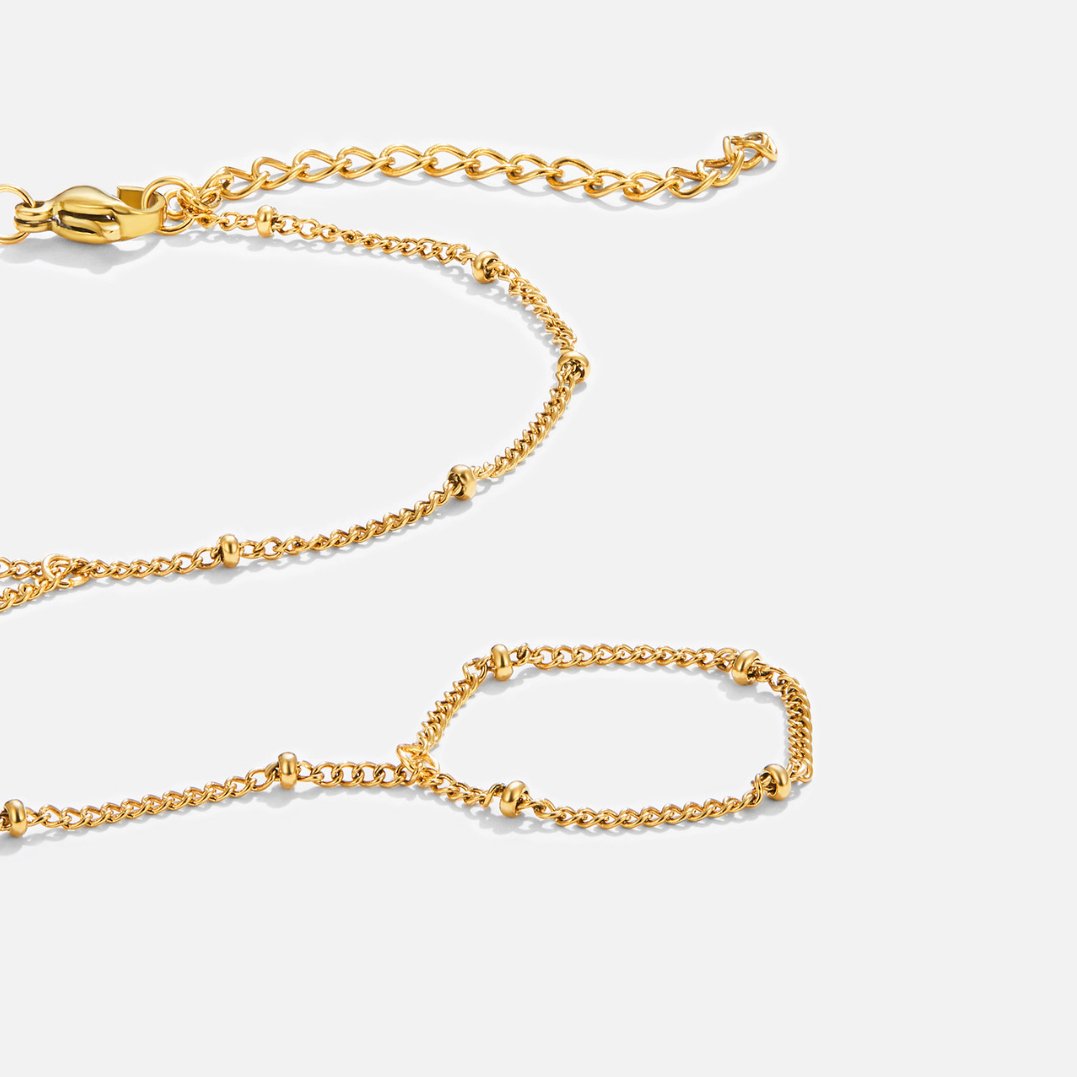 Elegantes Goldenes Handketten-Armband