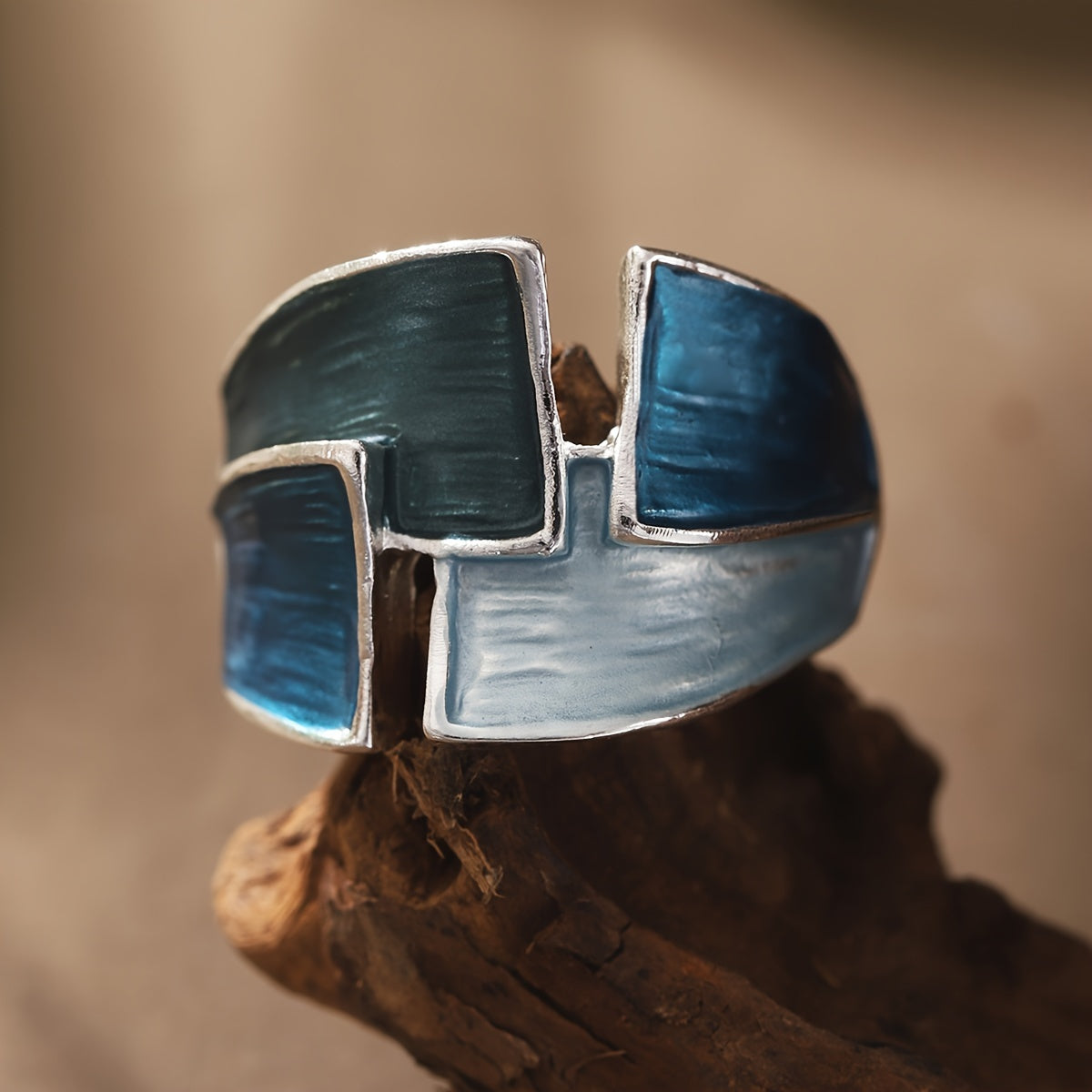 Handbemalter Mosaikring