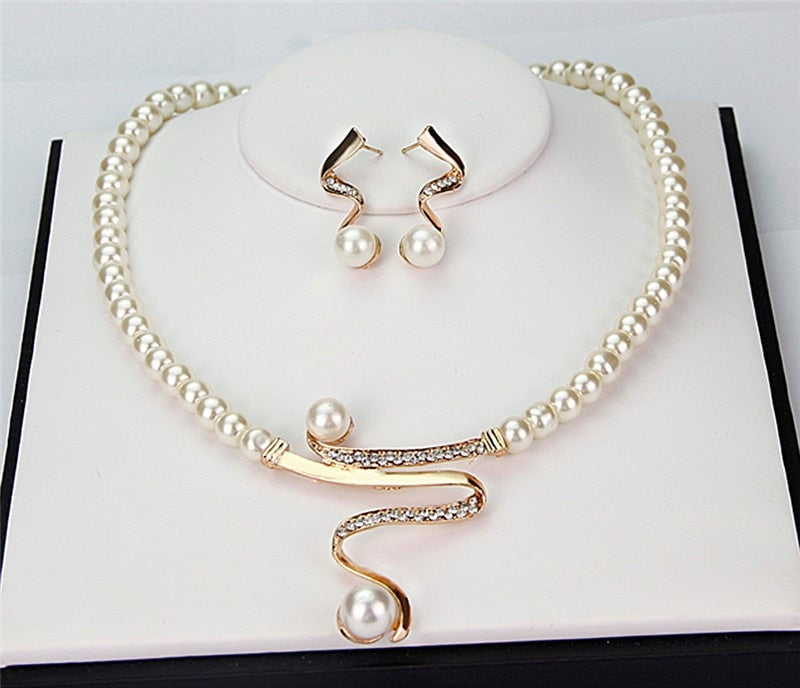 Natürlicher Perlen Schmuckset