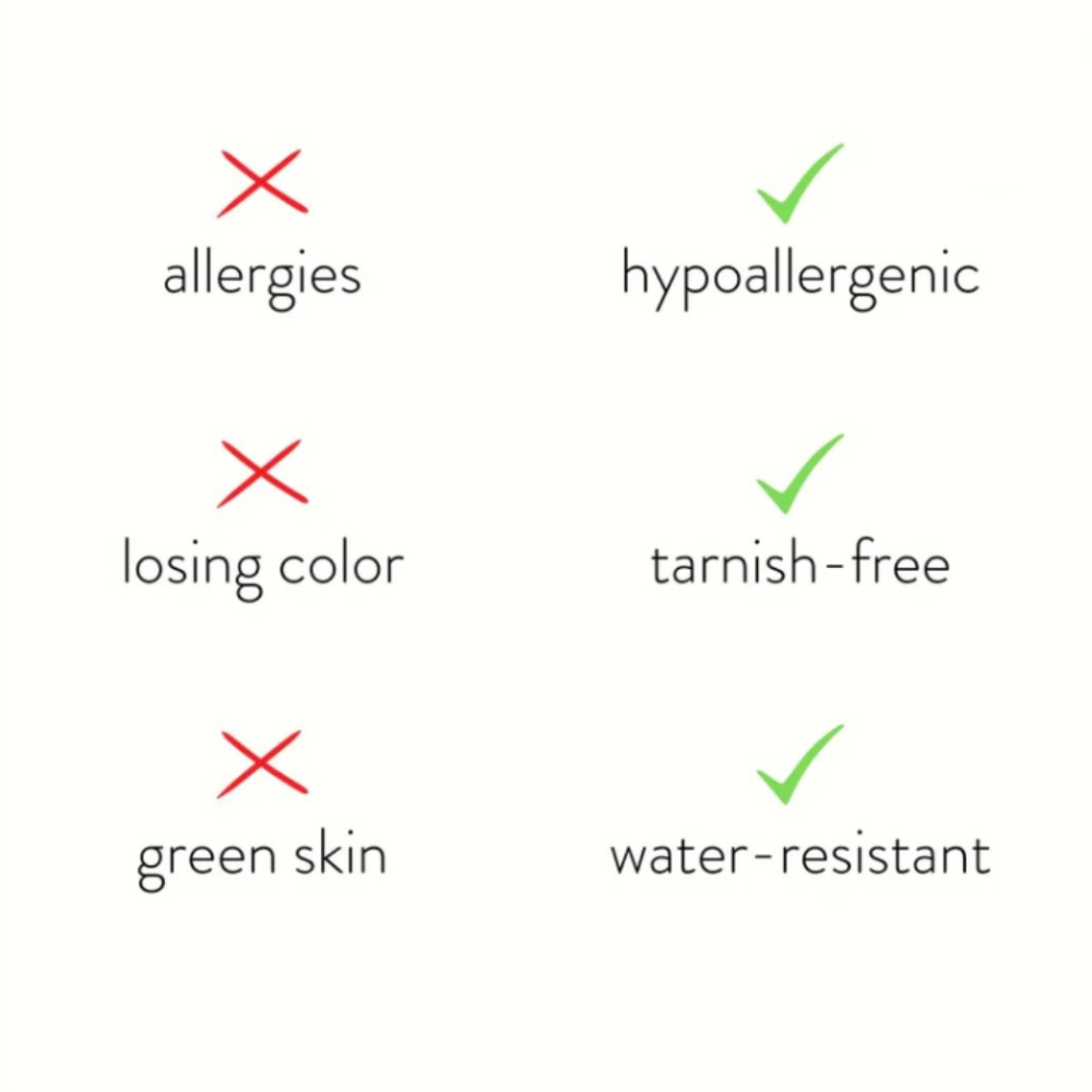 Goldener Bandring mit Weißem Emaille