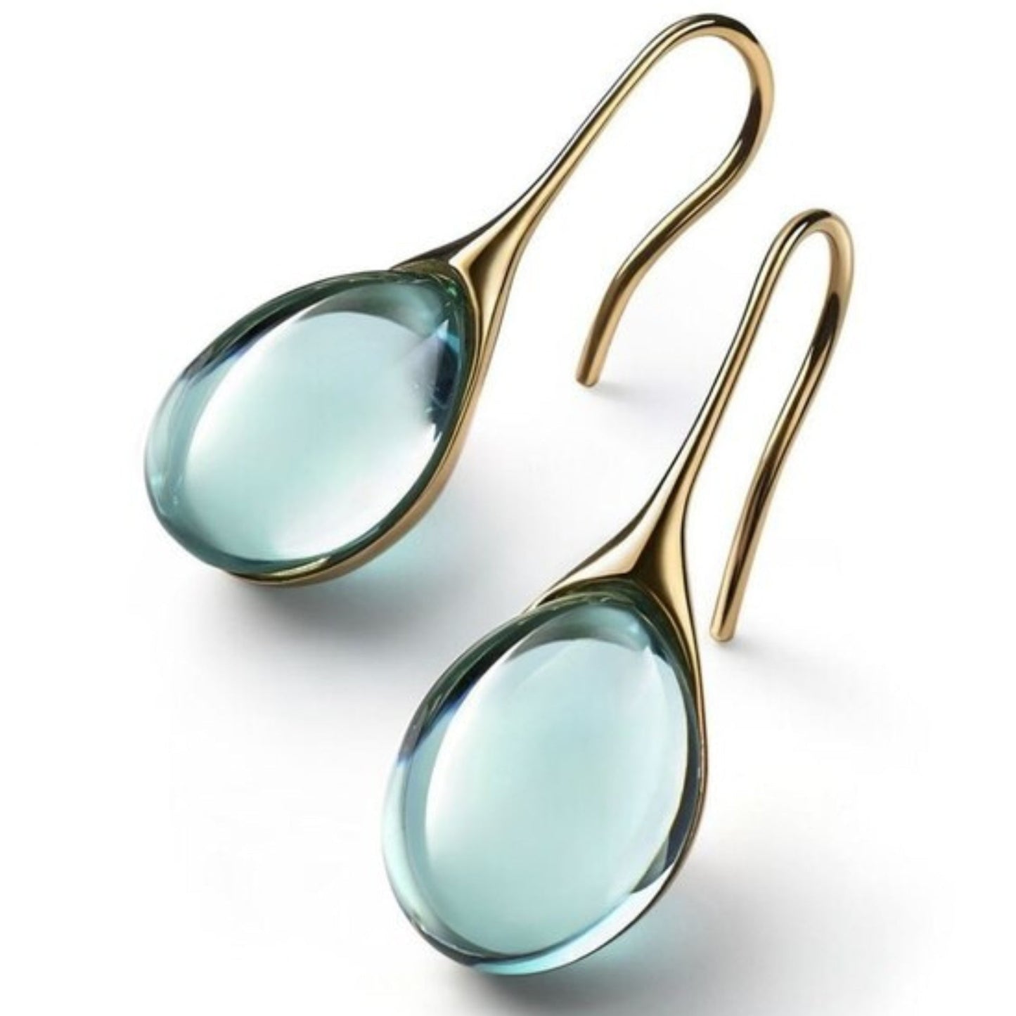 Elegante Tropfenohrringe mit Kristall