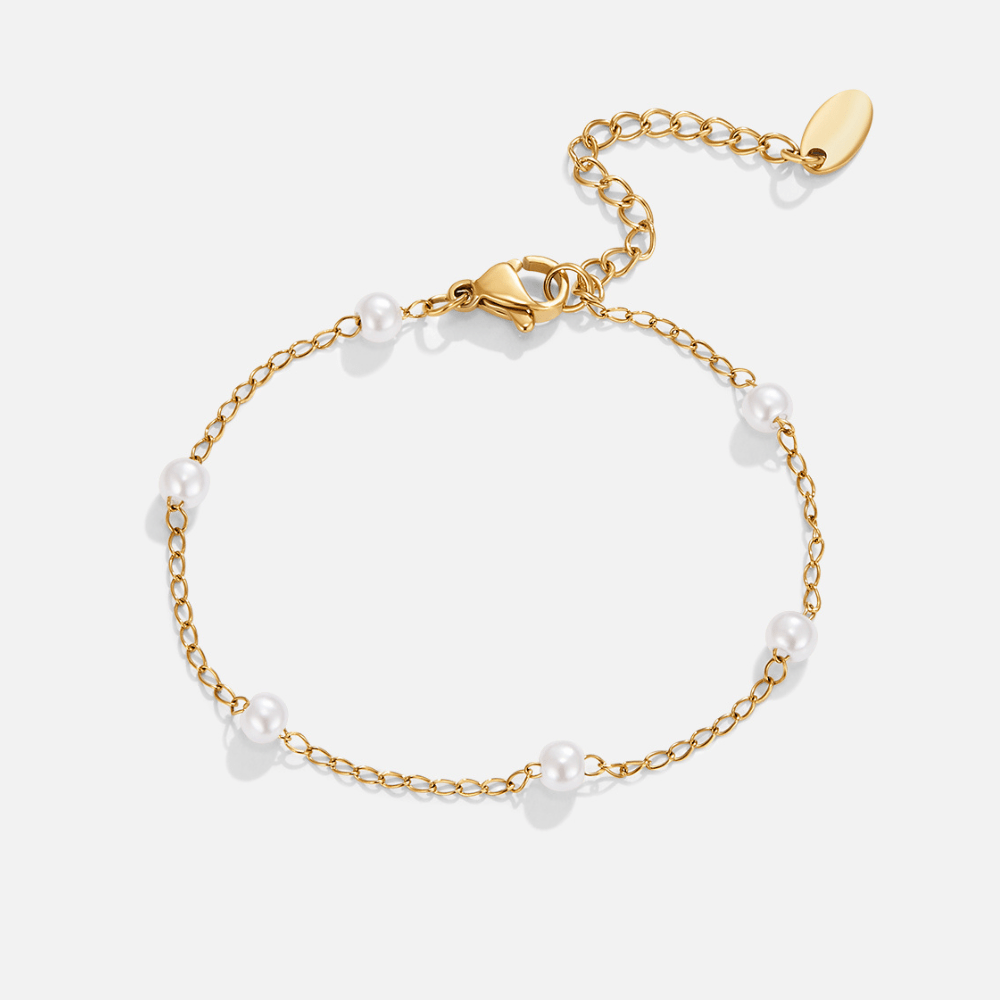 Süßwasserperlen Kettenarmband