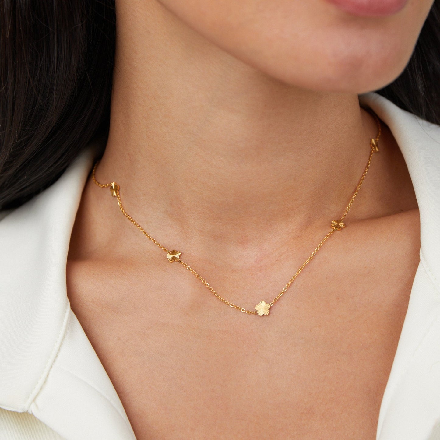 Flower Power Goldkette