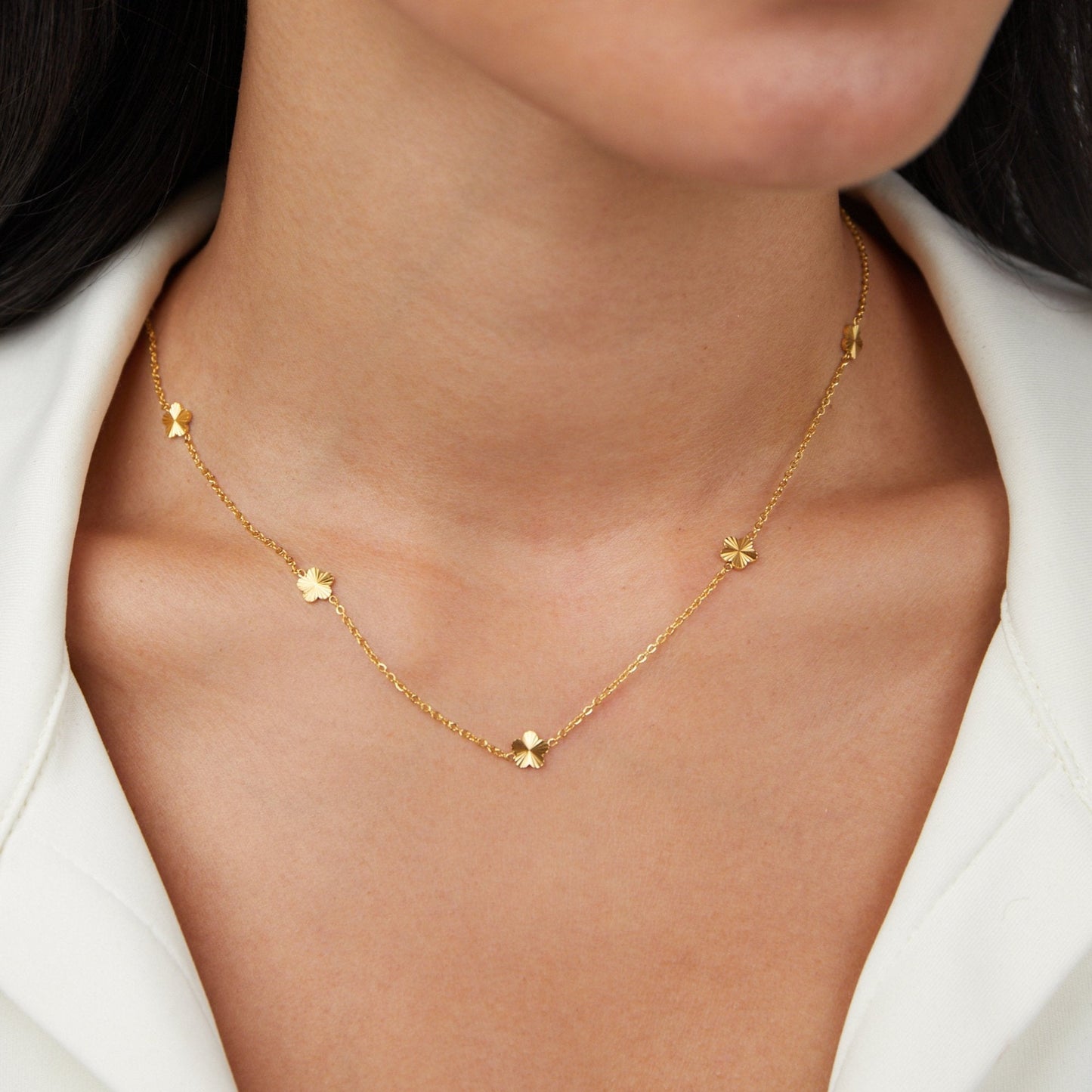 Flower Power Goldkette