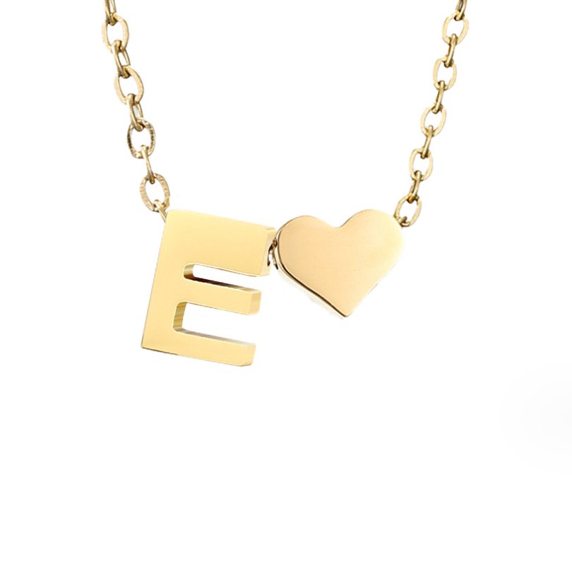 Ewige Goldkette mit Herz-Anhänger