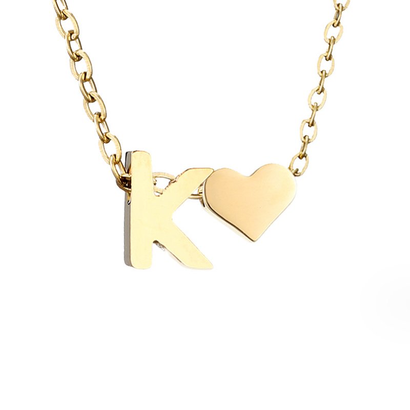 Ewige Goldkette mit Herz-Anhänger
