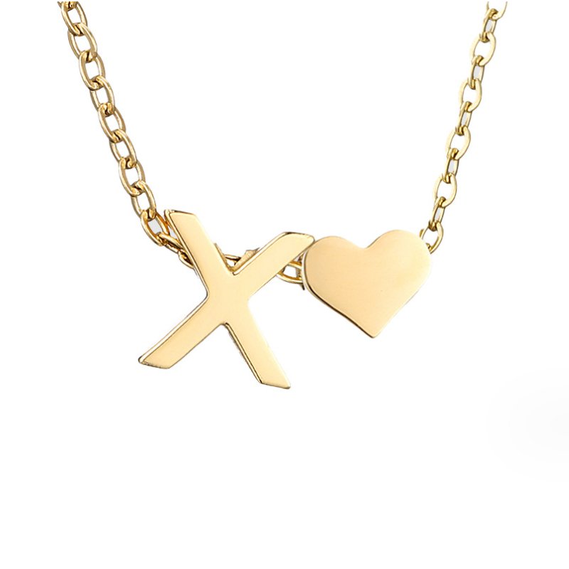 Ewige Goldkette mit Herz-Anhänger
