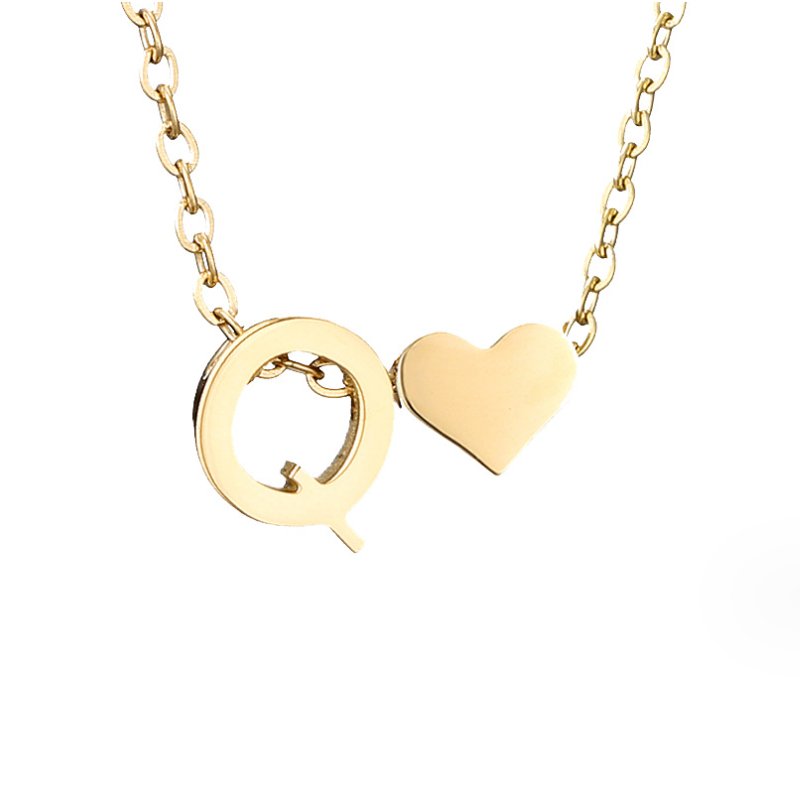 Ewige Goldkette mit Herz-Anhänger