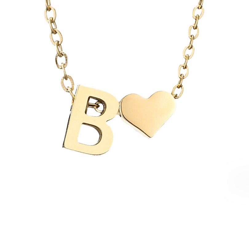 Ewige Goldkette mit Herz-Anhänger