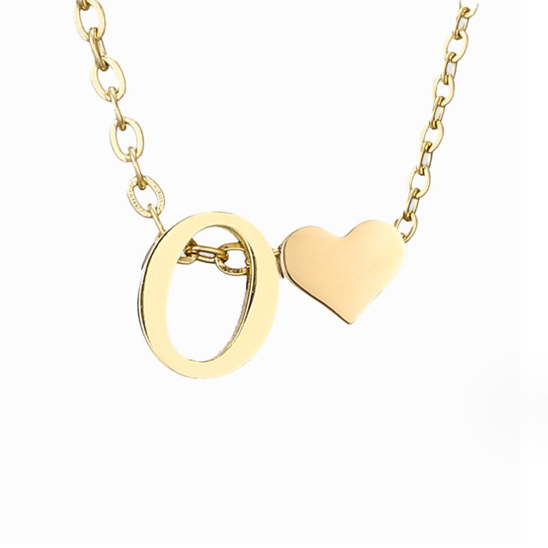 Ewige Goldkette mit Herz-Anhänger