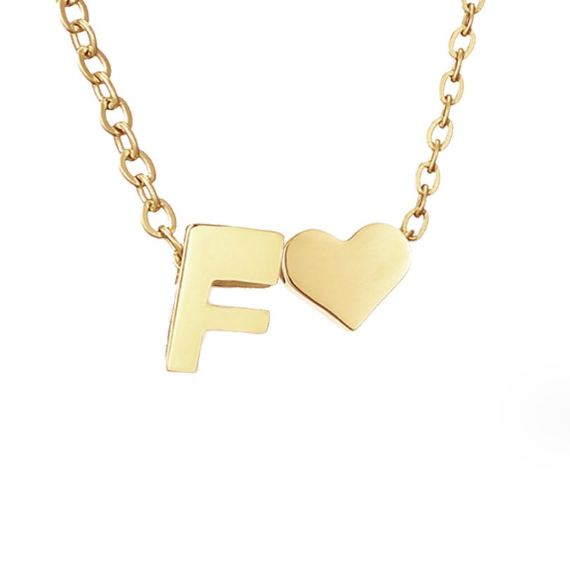 Ewige Goldkette mit Herz-Anhänger