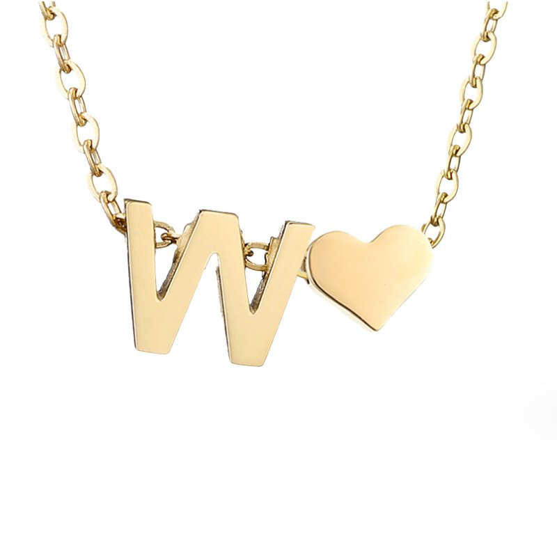 Ewige Goldkette mit Herz-Anhänger