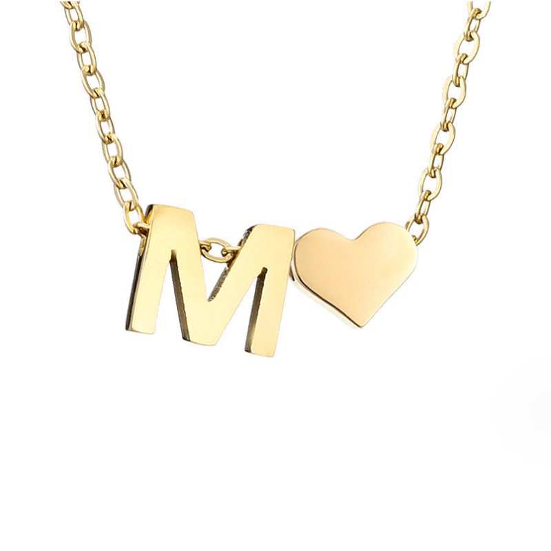 Ewige Goldkette mit Herz-Anhänger