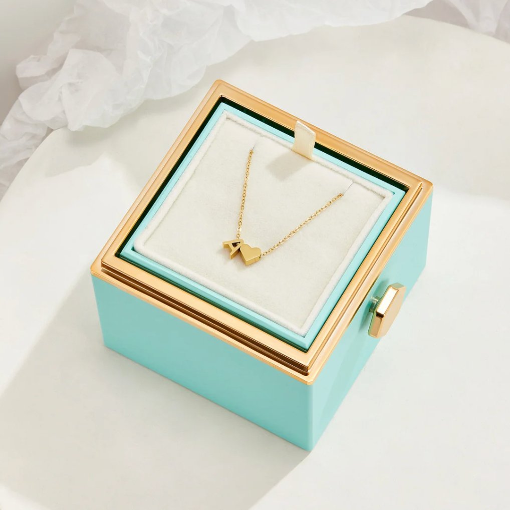 Ewige Goldkette mit Herz-Anhänger
