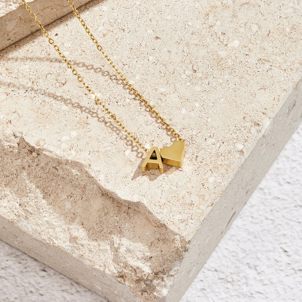 Ewige Goldkette mit Herz-Anhänger