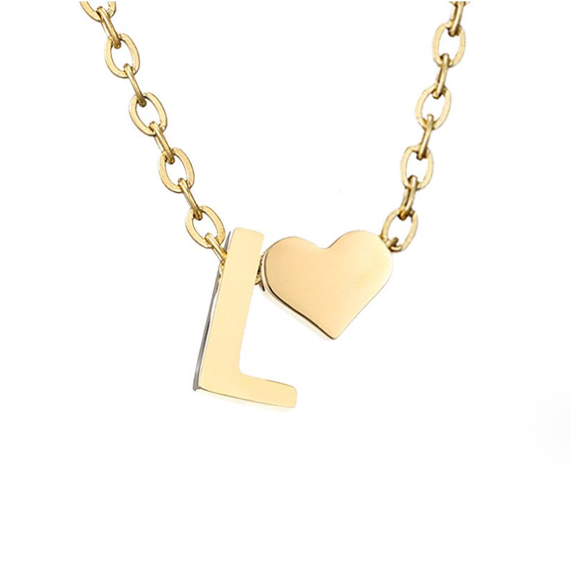 Ewige Goldkette mit Herz-Anhänger