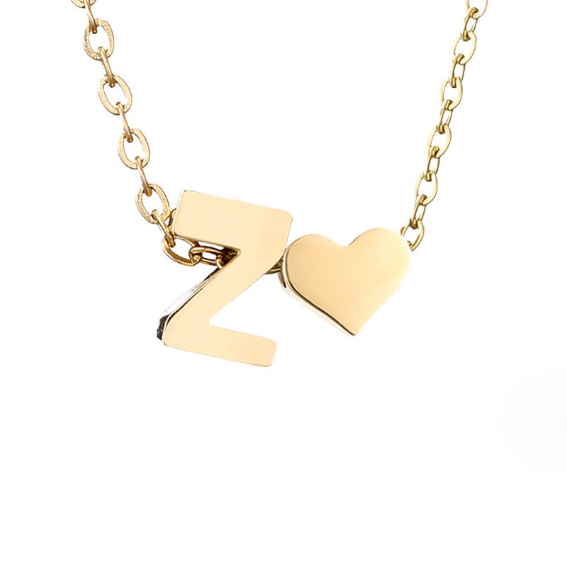 Ewige Goldkette mit Herz-Anhänger