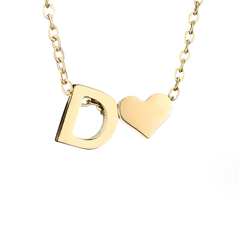 Ewige Goldkette mit Herz-Anhänger