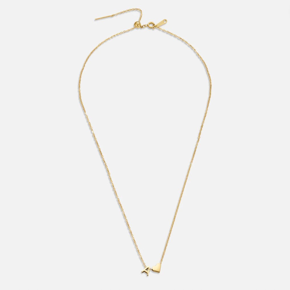 Ewige Goldkette mit Herz-Anhänger