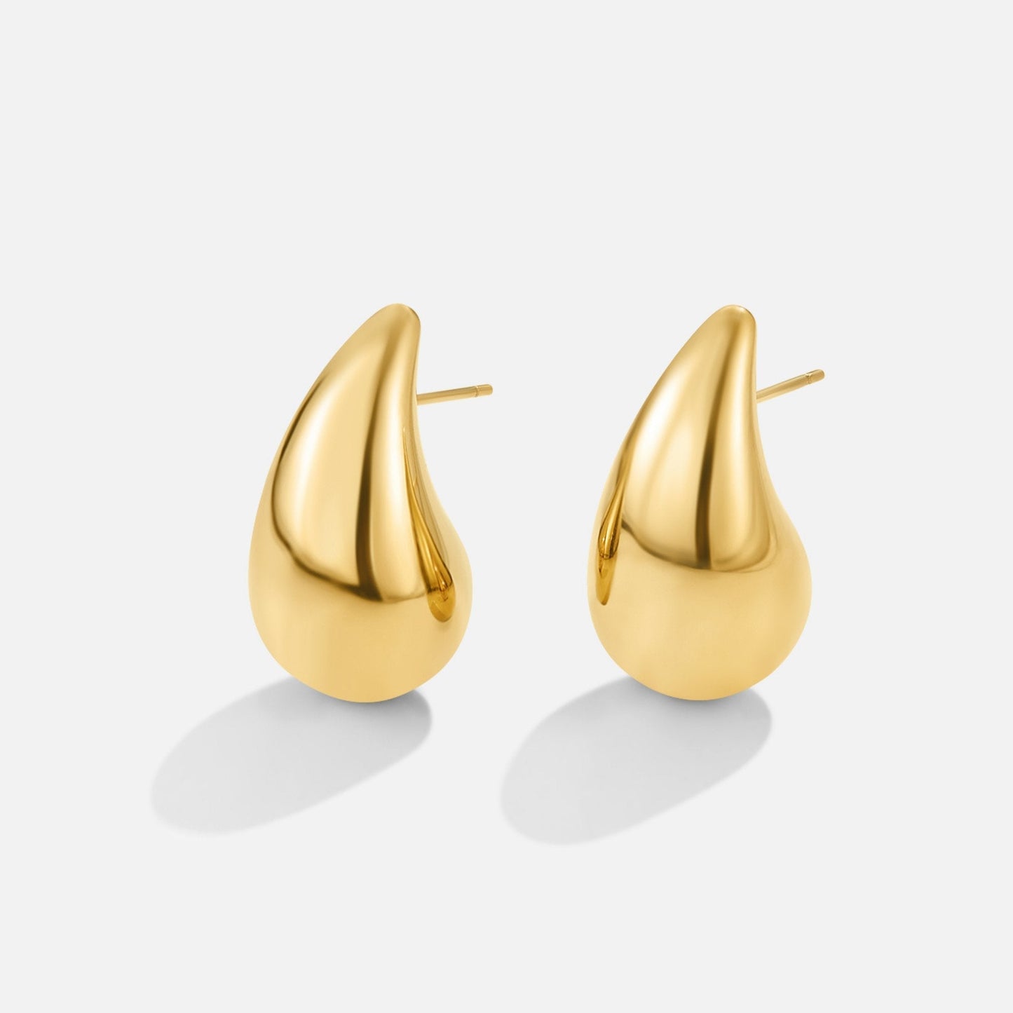 Elegante Gold-Tropfen-Ohrringe