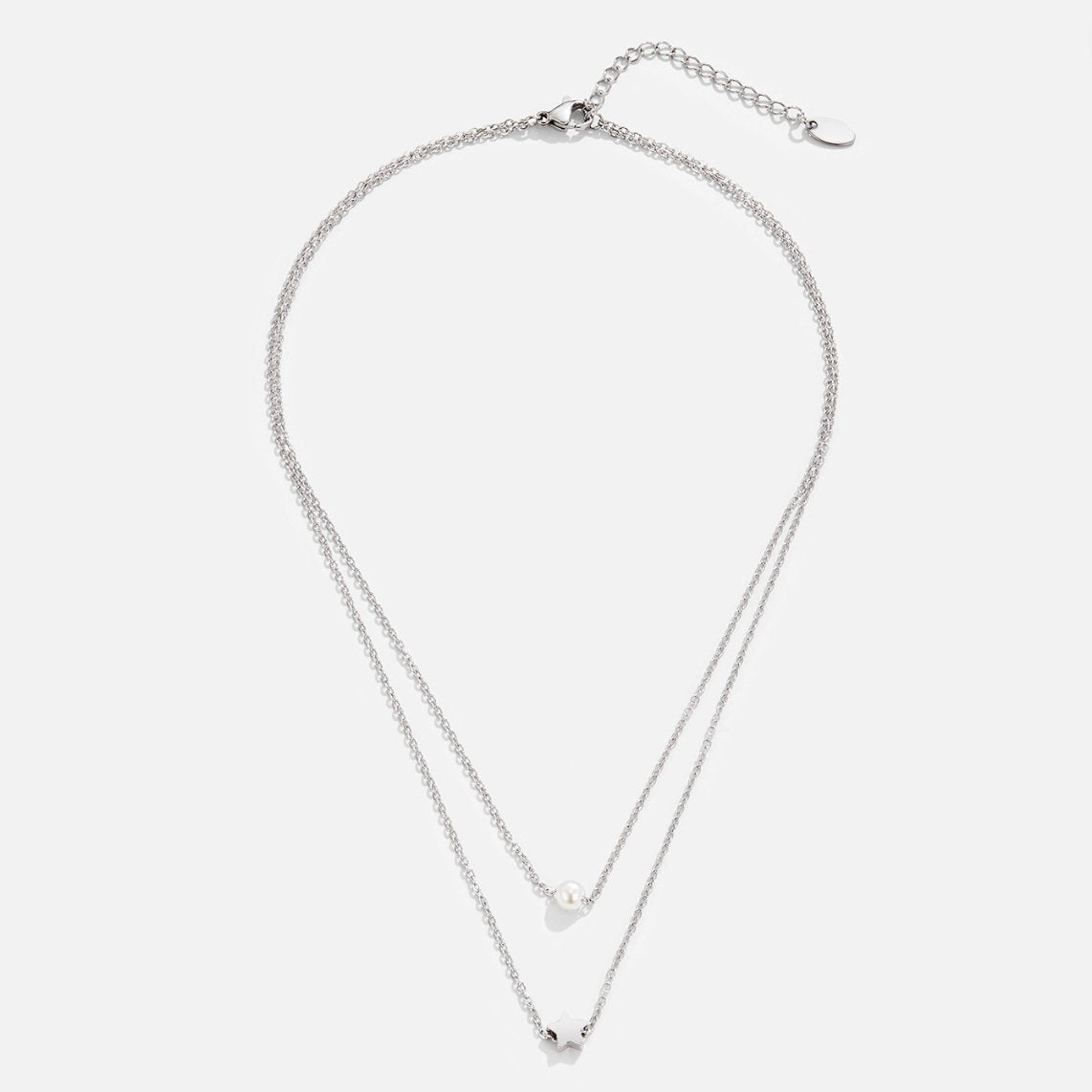Sternenlicht Perlen Collier in Silber