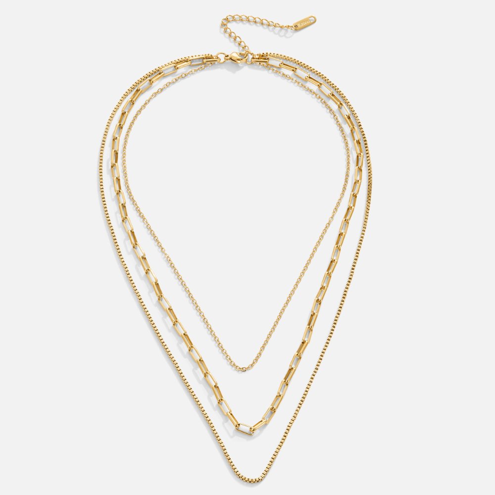 Mehrschichtige Goldkette