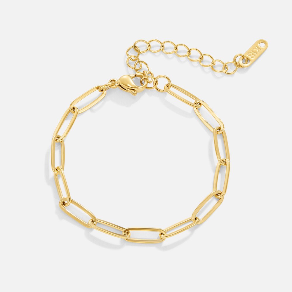 Modernes Gliederarmband in Gold