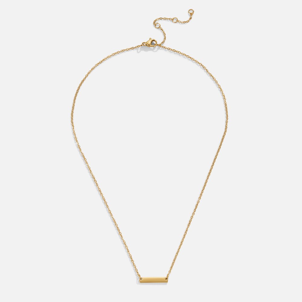 Goldene Balken-Halskette