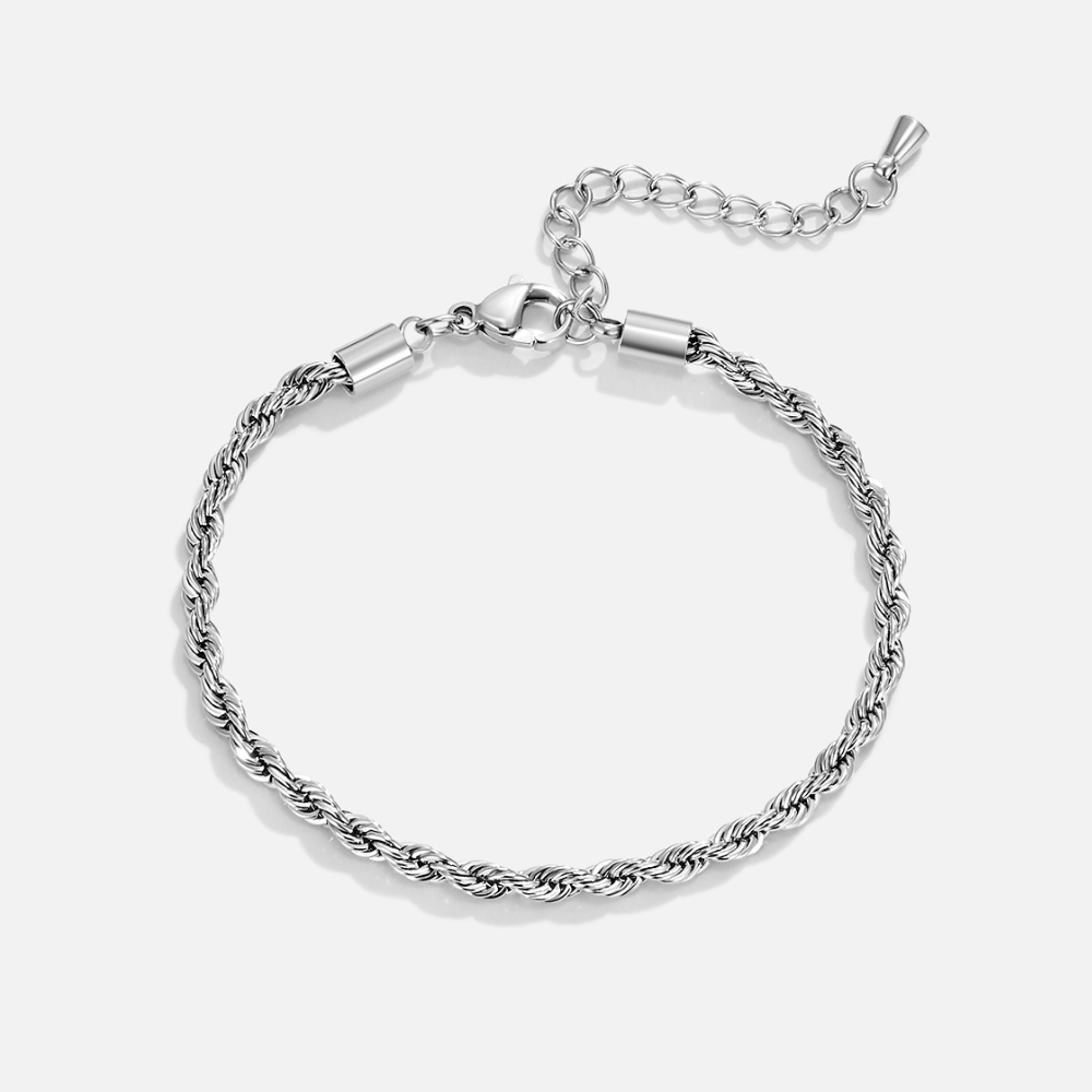 Klassisches Gedrehtes Seilarmband
