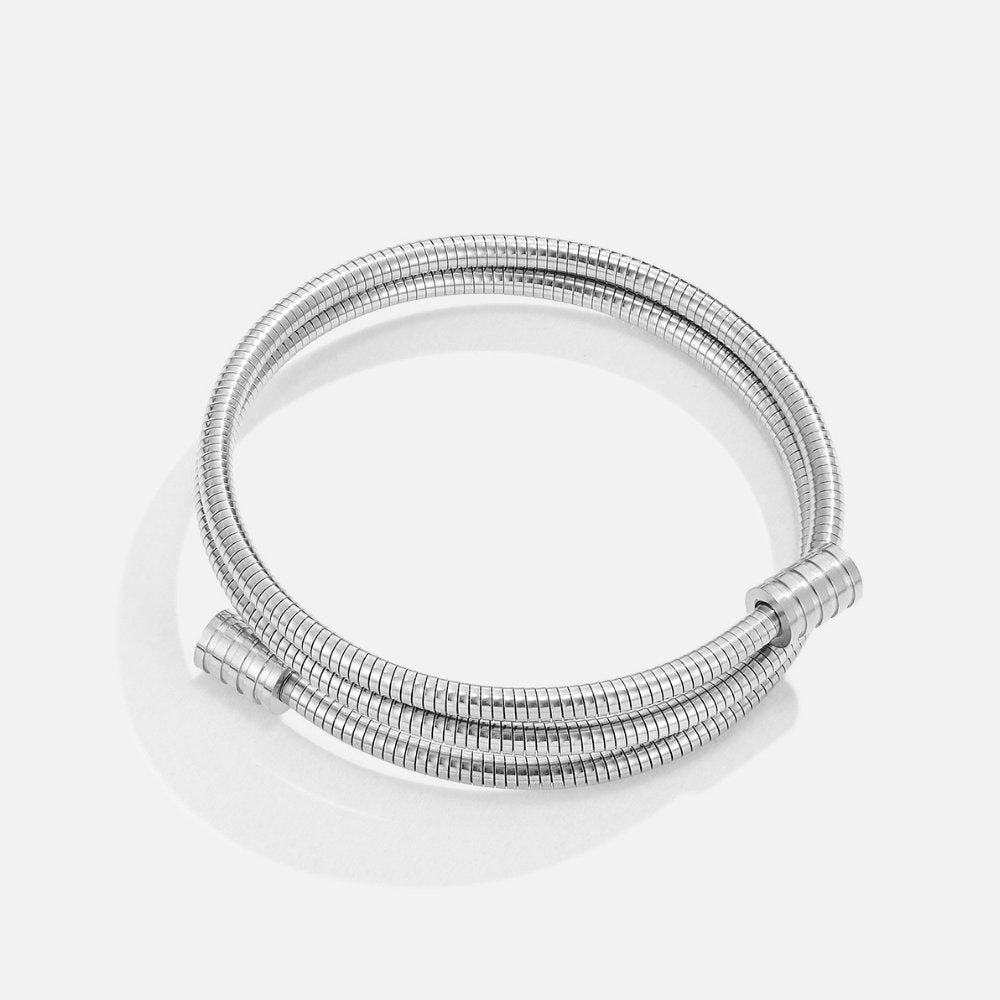 Orbit Twist Silberarmband