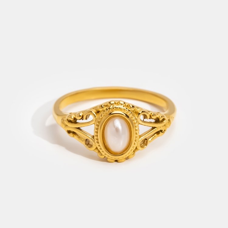 Vintage Perlen-Eleganzring