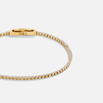 Elegantes Kristall-Armband in Gold