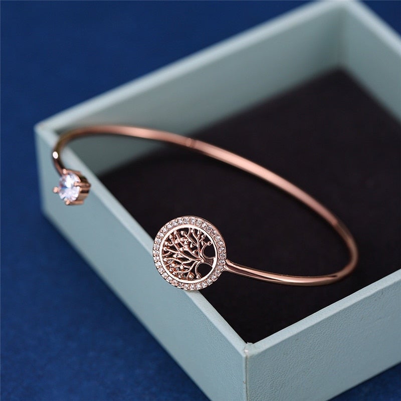 Elegantes Lebensbaum-Armband