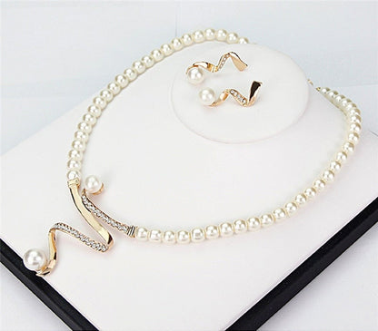 Natürlicher Perlen Schmuckset