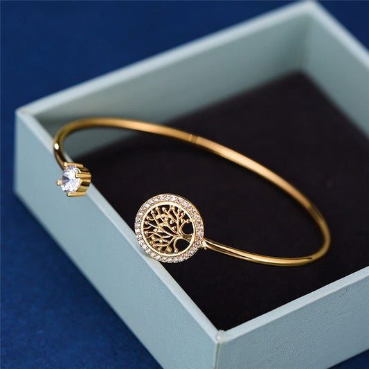 Elegantes Lebensbaum-Armband