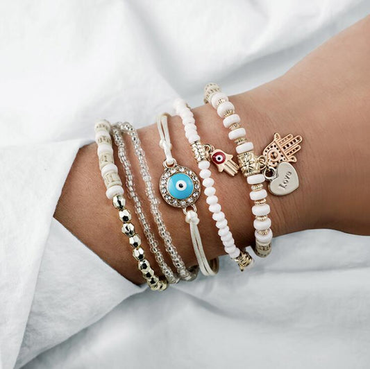 Armband-Set mit Symbolanhängern