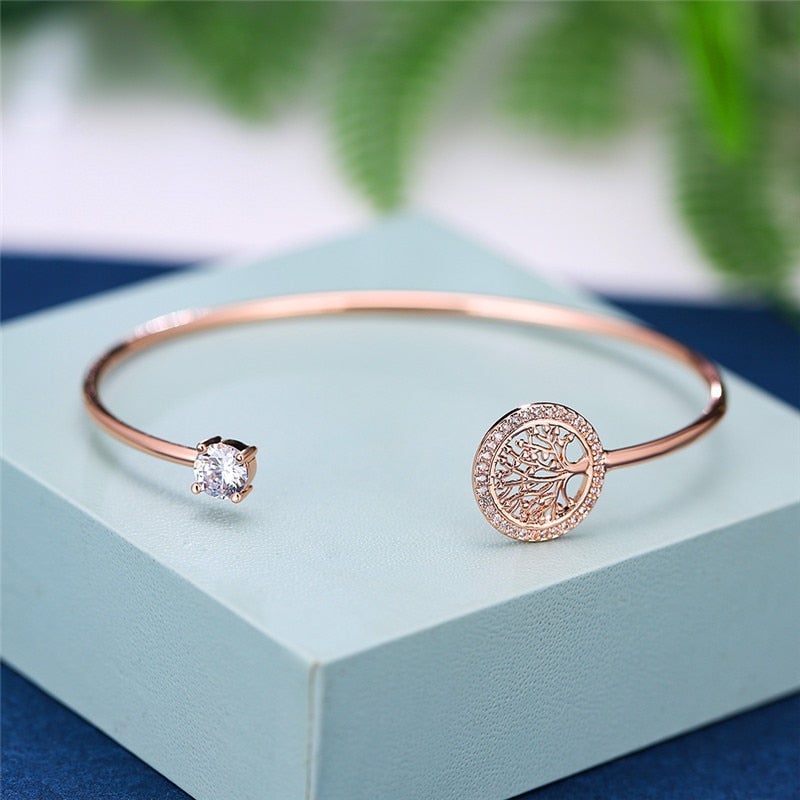 Elegantes Lebensbaum-Armband