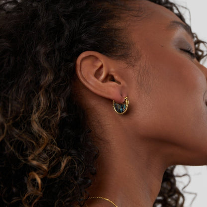 Türkisfarbene Muschel-Halskette