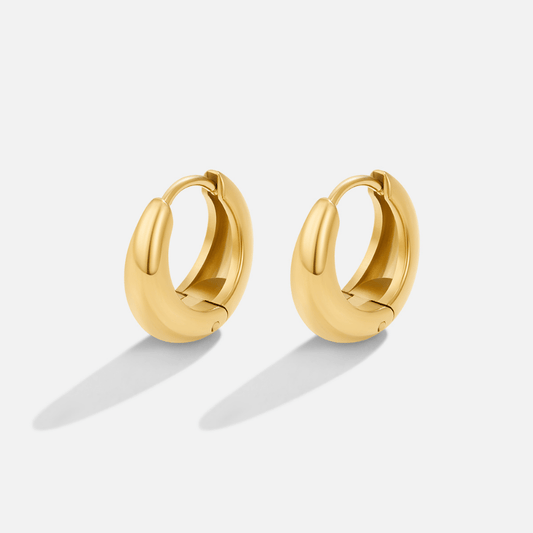 Klassische Goldene Creolen