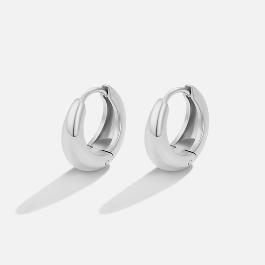 Elegante Silber Creolen