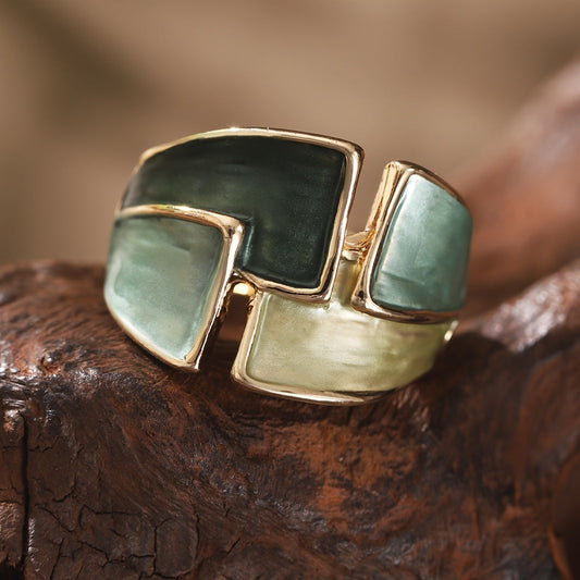 Handbemalter Mosaikring
