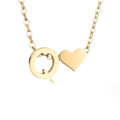 Ewige Goldkette mit Herz-Anhänger
