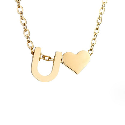 Ewige Goldkette mit Herz-Anhänger