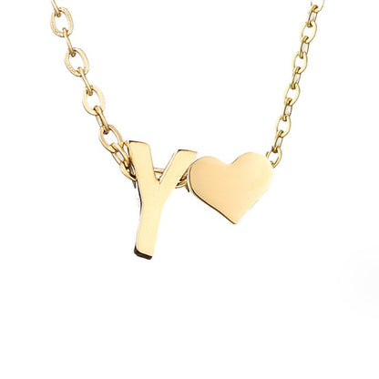 Ewige Goldkette mit Herz-Anhänger