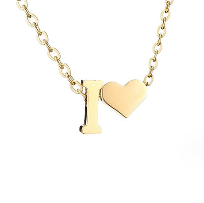 Ewige Goldkette mit Herz-Anhänger