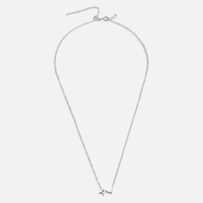 Silberne Halskette mit Herz & Initiale