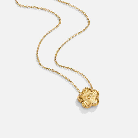Glücksblume Gold Halskette