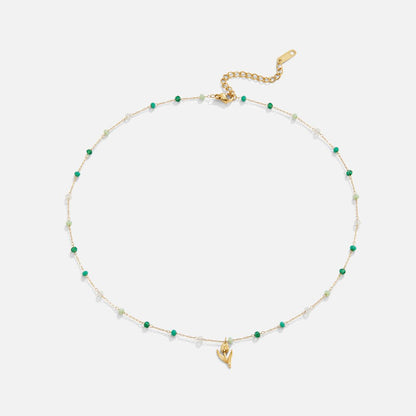 Goldene Tulpen-Halskette