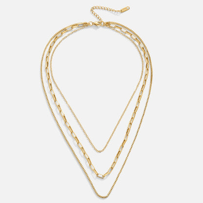 Mehrschichtige Goldkette