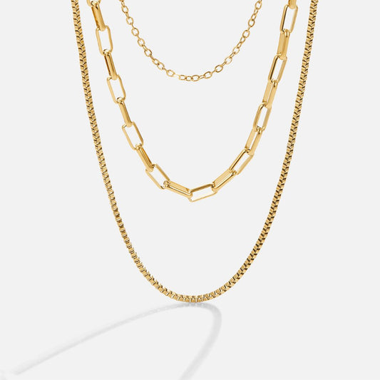 Mehrschichtige Goldkette